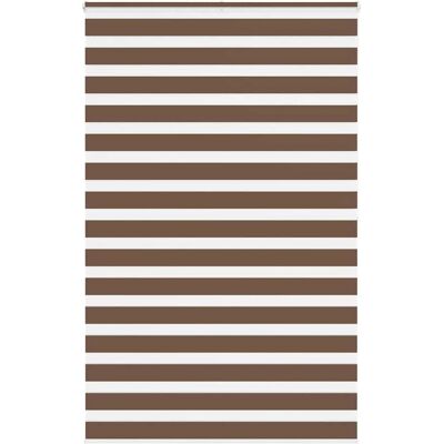 vidaXL Zebrarollo Braun 140x200cm, Polyester vidaXL Zebrarollo Braun 140x200cm, Polyester