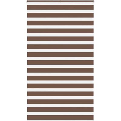 vidaXL Zebra-Rollo - Polyester Braun - 120x230 cm vidaXL Zebra-Rollo - Polyester Braun - 120x230 cm