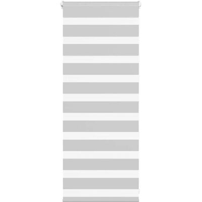 VIDAXL Estor Cebra - 55x100 cm, Polyester, Gris Clair - Voilage Zebra VIDAXL Estor Cebra - 55x100 cm, Polyester, Gris Clair - Voilage Zebra