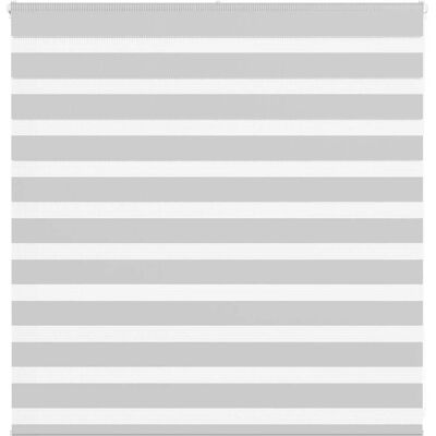 vidaXL Zebra-Rollo - Hellgrau vidaXL Zebra-Rollo - Hellgrau