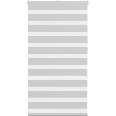 vidaXL Zebra Jalousien - Hellgrau - Privatsphäre & Lichtsteuerung - Zebra-Rollo 85x150 cm vidaXL Zebra Jalousien - Hellgrau - Privatsphäre & Lichtsteuerung - Zebra-Rollo 85x150 cm