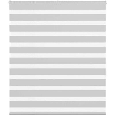 vidaXL Zebrarollo Hellgrau 130x150 cm Stoffbreite 125,9 cm Polyester vidaXL Zebrarollo Hellgrau 130x150 cm Stoffbreite 125,9 cm Polyester