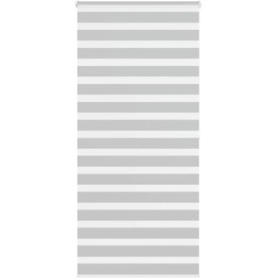 vidaXL Zebra Jalousien - 110x200 cm - Polyester - Hellgrau vidaXL Zebra Jalousien - 110x200 cm - Polyester - Hellgrau