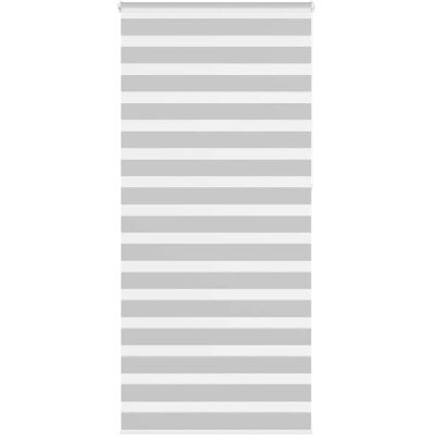 vidaXL Zebra-Jalousien - 110x230cm - Hellgrau - Zebra-Jalousien vidaXL Zebra-Jalousien - 110x230cm - Hellgrau - Zebra-Jalousien