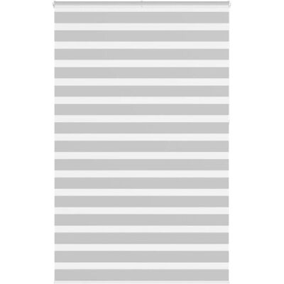 vidaXL Zebra-Rollo Hellgrau - Stoffrolle 145x230 cm vidaXL Zebra-Rollo Hellgrau - Stoffrolle 145x230 cm