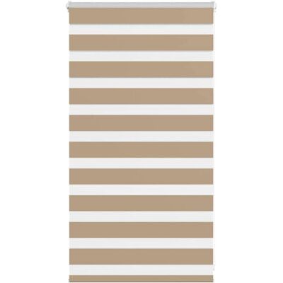 vidaXL Zebrarollo - 85x100 cm - Braun - Polyester - Sicht- und Sonnenschutz vidaXL Zebrarollo - 85x100 cm - Braun - Polyester - Sicht- und Sonnenschutz