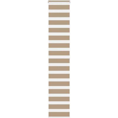 vidaXL Voile Zébré - 50x200cm Largeur Tissu 45.9cm - Gris Foncé Type de Produit vidaXL Voile Zébré - 50x200cm Largeur Tissu 45.9cm - Gris Foncé Type de Produit