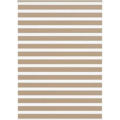 vidaXL Zebrarollo Sandbraun 155x200 cm - Zebra-Rollo vidaXL Zebrarollo Sandbraun 155x200 cm - Zebra-Rollo