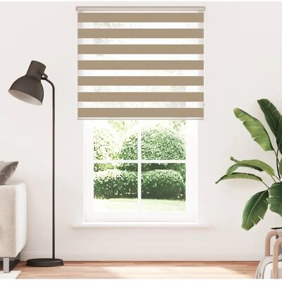vidaXL Zebra-Rollo - 125x230 cm Langlebiges Polyester - Privatsphäre & Sonnenschutz vidaXL Zebra-Rollo - 125x230 cm Langlebiges Polyester - Privatsphäre & Sonnenschutz