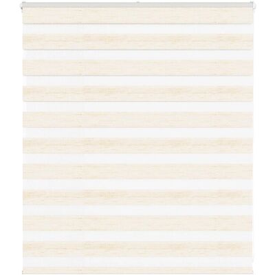 vidaXL Zebra Blinds - 135x100cm, Polyester Beige vidaXL Zebra Blinds - 135x100cm, Polyester Beige