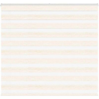 vidaXL Zebra-Rollo - 160x100cm, Polyester, Beige - Zebra-Rollo vidaXL Zebra-Rollo - 160x100cm, Polyester, Beige - Zebra-Rollo