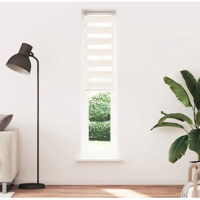 vidaXL Zebrarollo Marmorbeige 45x230 cm Stoff - Fensterjalousie vidaXL Zebrarollo Marmorbeige 45x230 cm Stoff - Fensterjalousie