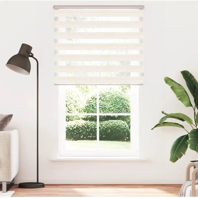 vidaXL Zebra-Rollo - Beige Polyester 135x230cm vidaXL Zebra-Rollo - Beige Polyester 135x230cm