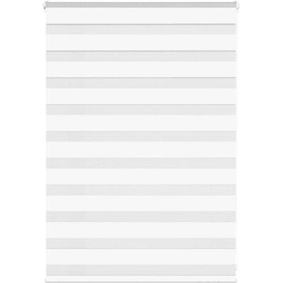 vidaXL Zebra-Rollo Weiß 95x100cm Polyester vidaXL Zebra-Rollo Weiß 95x100cm Polyester