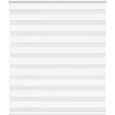vidaXL Zebra Weiß 130x100cm Rollos - Fenstervorhang vidaXL Zebra Weiß 130x100cm Rollos - Fenstervorhang