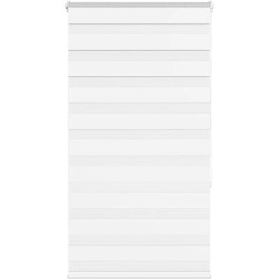 vidaXL Zebra-Rollo 75x150cm Polyester Weiß - Fenstervorhang vidaXL Zebra-Rollo 75x150cm Polyester Weiß - Fenstervorhang