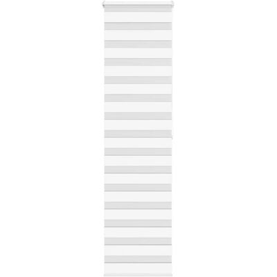 vidaXL Zebrarollo Weiß 60x200 cm Stoffbreite 55,9 cm Polyester Weiß - Rollokurz vidaXL Zebrarollo Weiß 60x200 cm Stoffbreite 55,9 cm Polyester Weiß - Rollokurz