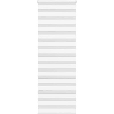 vidaXL Zebra-Rollo - 70x230 cm, Weiß, Polyester, Modern vidaXL Zebra-Rollo - 70x230 cm, Weiß, Polyester, Modern