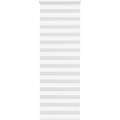 vidaXL Zebra-Rollo 90x230cm Polyester Weiß vidaXL Zebra-Rollo 90x230cm Polyester Weiß