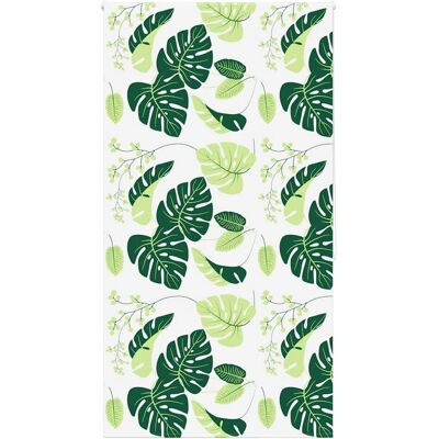 vidaXL Duschrollo Grüne Blätter 140x240cm - Duschvorhang vidaXL Duschrollo Grüne Blätter 140x240cm - Duschvorhang