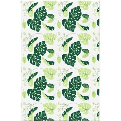 vidaXL Duschrollo Stoffbreite 96 Cm Grüne Blätter Größe: 150 x 240 cm Modell: ohne vidaXL Duschrollo Stoffbreite 96 Cm Grüne Blätter Größe: 150 x 240 cm Modell: ohne