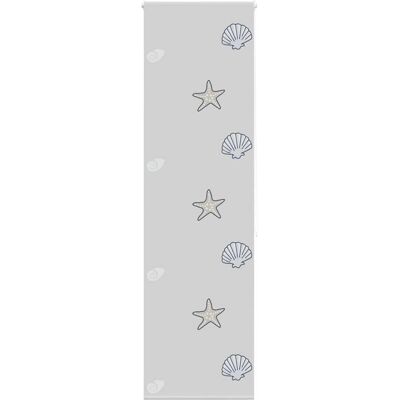 vidaXL Duschrollo Stoff Sternen 70x240cm Wasserfest Badezimmer vidaXL Duschrollo Stoff Sternen 70x240cm Wasserfest Badezimmer