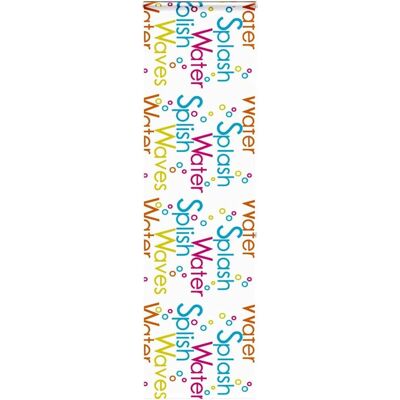 vidaXL Duschrollo mit Kassette 70x240 cm Wasserfest Mehrfarbig vidaXL Duschrollo mit Kassette 70x240 cm Wasserfest Mehrfarbig