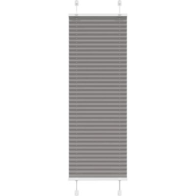 vidaXL Anthrazit Plissee 45x150 cm Stoffbreite - Plissee vidaXL Anthrazit Plissee 45x150 cm Stoffbreite - Plissee