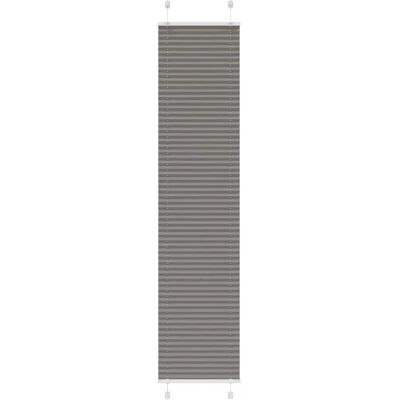 vidaXL Pleated Blind - 50x200cm - Polyester - Anthracite - Pleated Blind vidaXL Pleated Blind - 50x200cm - Polyester - Anthracite - Pleated Blind