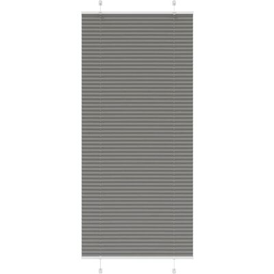 vidaXL Anthrazit Polyester Plissee - Fensterjalousie vidaXL Anthrazit Polyester Plissee - Fensterjalousie