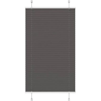 vidaXL Plissee Schwarz 80x100 cm Polyester vidaXL Plissee Schwarz 80x100 cm Polyester