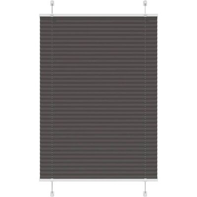 vidaXL Plissee - 100 x 100 cm - Polyester, Schwarz vidaXL Plissee - 100 x 100 cm - Polyester, Schwarz