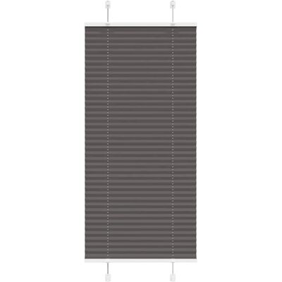 vidaXL Pleated Blind Anthracite 65x150cm Fabric Width 59.4 - Pleated Blind vidaXL Pleated Blind Anthracite 65x150cm Fabric Width 59.4 - Pleated Blind