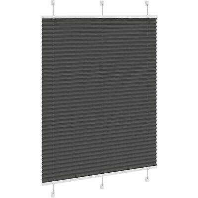 vidaXL Pleated Blind - 105 x 150 cm - Black vidaXL Pleated Blind - 105 x 150 cm - Black