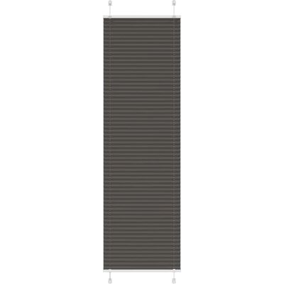 vidaXL Facet Gardin 60 x 200 cm Polyester Antracit - Pleated Blind vidaXL Facet Gardin 60 x 200 cm Polyester Antracit - Pleated Blind