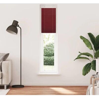 vidaXL Bordeaux Red Pleated Blind - Window Covering vidaXL Bordeaux Red Pleated Blind - Window Covering