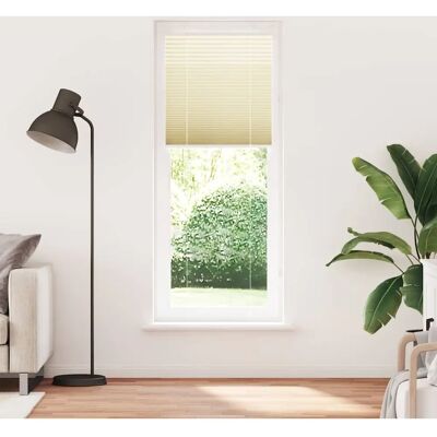 Stores plissés vidaXL Crème 70x200cm - Intimité et protection solaire Stores plissés vidaXL Crème 70x200cm - Intimité et protection solaire