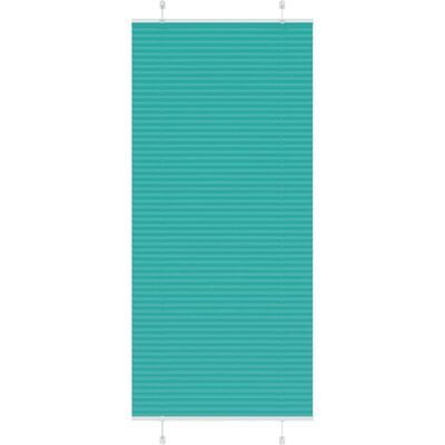 vidaXL Polyester Petrolgrün 85x200cm Plissee - Plissee vidaXL Polyester Petrolgrün 85x200cm Plissee - Plissee