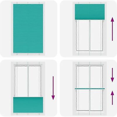 vidaXL Polyester Plissee - Privatsphäre & Lichtregulierung vidaXL Polyester Plissee - Privatsphäre & Lichtregulierung