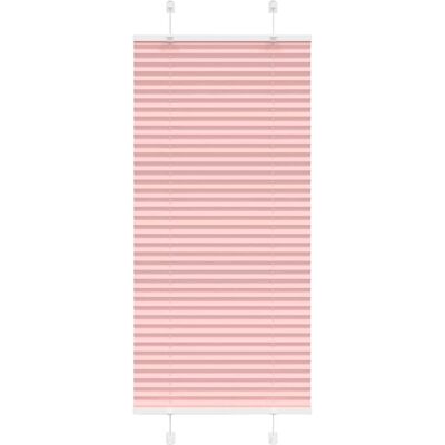 vidaXL Pink Pleated Blind - Privacy & Light Filter vidaXL Pink Pleated Blind - Privacy & Light Filter