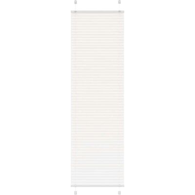 vidaXL 60x200 cm Hvid Folder Persienne Polyester Privatliv vidaXL 60x200 cm Hvid Folder Persienne Polyester Privatliv