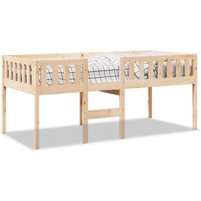 vidaXL Kids Bed Pine Wood Natural 80x200cm - Kids Bed vidaXL Kids Bed Pine Wood Natural 80x200cm - Kids Bed