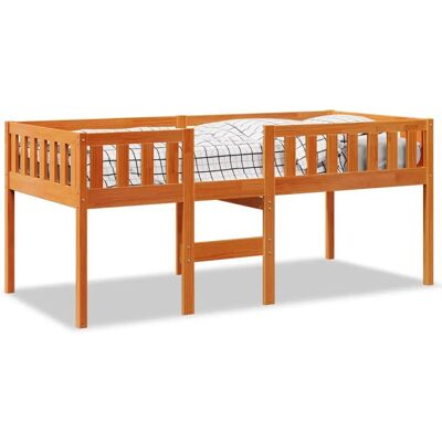 vidaXL Kinderbed Bruin Hout - Kinderbed - Bruin - 90x190 cm - Kinderbed vidaXL Kinderbed Bruin Hout - Kinderbed - Bruin - 90x190 cm - Kinderbed