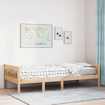 vidaXL Kinderbett - Kiefer - Natur - 80x200cm - Kinderbett vidaXL Kinderbett - Kiefer - Natur - 80x200cm - Kinderbett