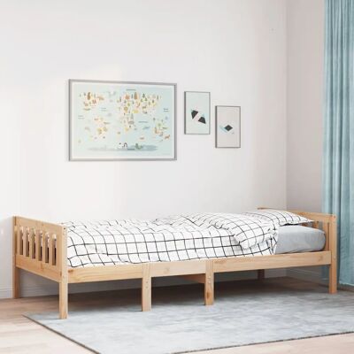 vidaXL Kids Bed - Solid Pine - 90x200cm - Kids Bed vidaXL Kids Bed - Solid Pine - 90x200cm - Kids Bed