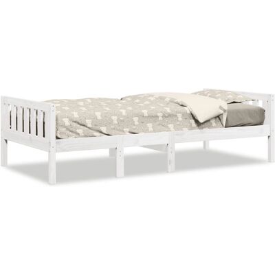 vidaXL Kids Bed White Pine - Kids Bed vidaXL Kids Bed White Pine - Kids Bed