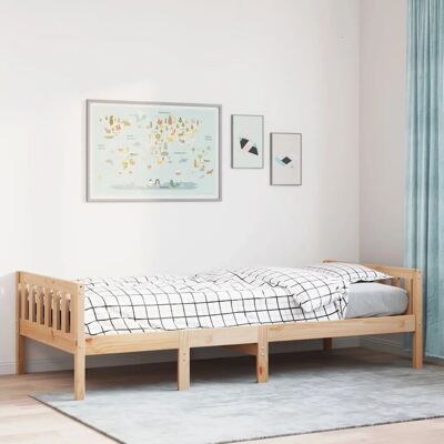 vidaXL Kinderbett 90x190cm Massivholz - Kinderbett vidaXL Kinderbett 90x190cm Massivholz - Kinderbett
