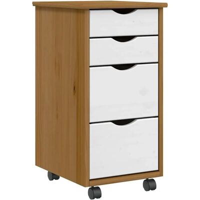vidaXL MOSS Honingbruin Massief Houten Kast - Opbergsmeubel vidaXL MOSS Honingbruin Massief Houten Kast - Opbergsmeubel