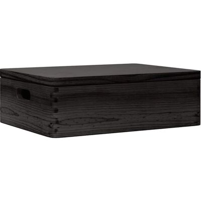 vidaXL Boîte de rangement en bois avec poignées - 40x30x13 cm - Boîte de rangement - Publicité vidaXL Boîte de rangement en bois avec poignées - 40x30x13 cm - Boîte de rangement - Publicité