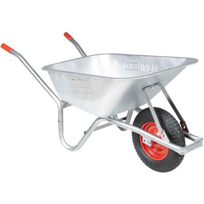 vidaXL Schubkarre 90 L 150 Kg Verzinkter Stahl Und Kunststoff - Schubkarre vidaXL Schubkarre 90 L 150 Kg Verzinkter Stahl Und Kunststoff - Schubkarre